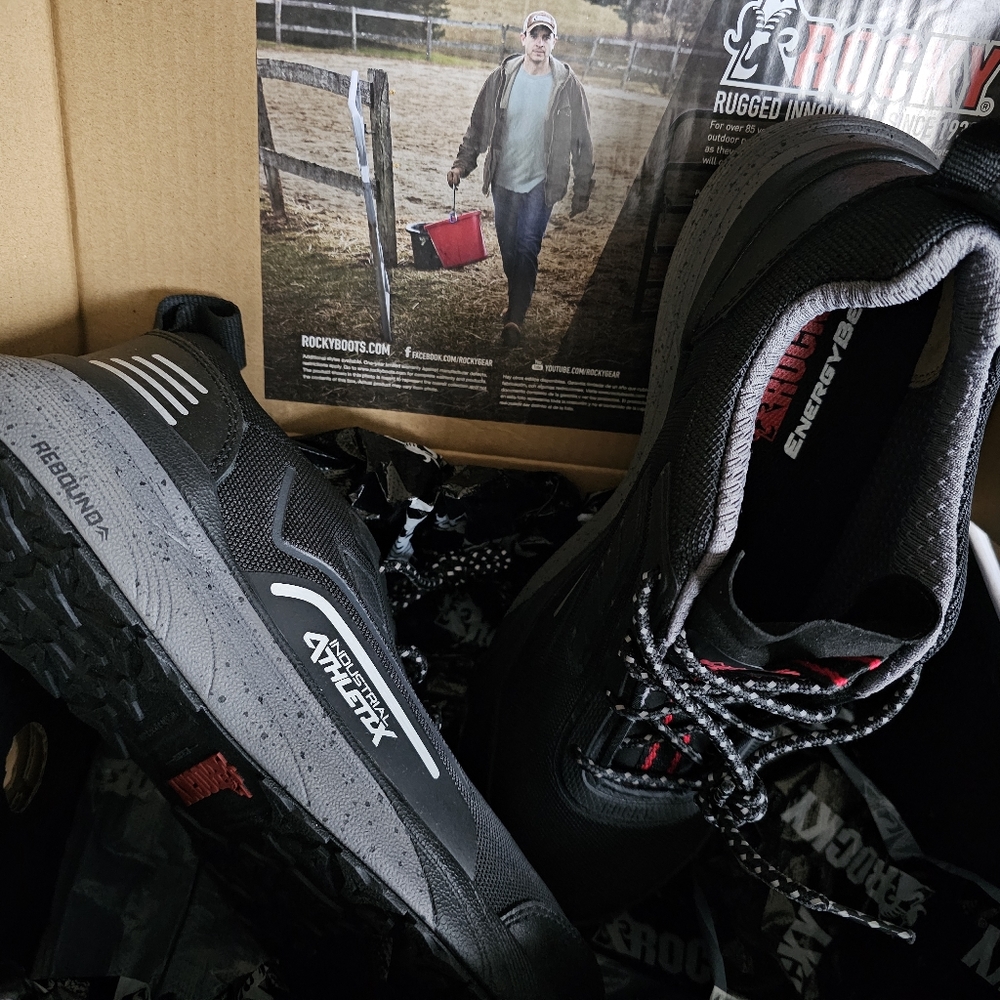 ROCKY Men's Rocky Industrial Athletix Lo-Top Composite Toe Work Shoe - Picture 5 of 13